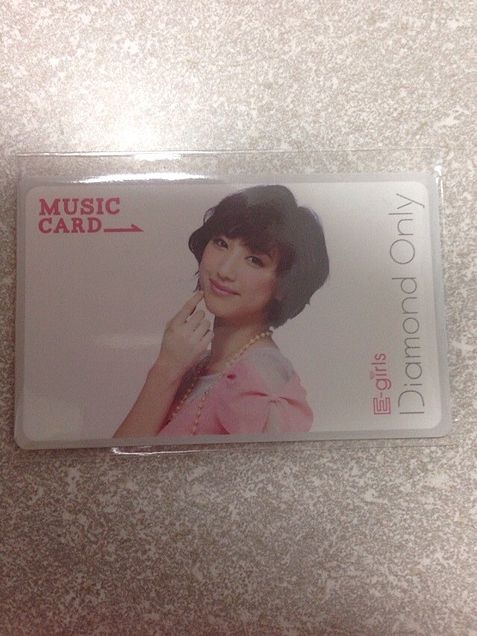 E-girls 坂東希 Diamond Onlyミュージックカード [33903472] | 完全