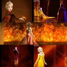 Elsa with firesの画像(Firesに関連した画像)