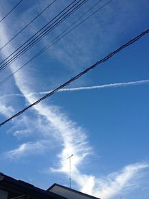 飛行機雲の画像(飛行機雲に関連した画像)