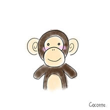 チンパンジーの画像(#シンプルイラストに関連した画像)