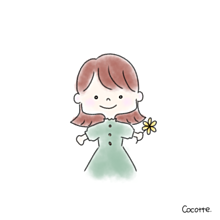 イラスト シンプル 女の子 花の画像397点 完全無料画像検索のプリ画像 Bygmo