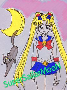 月野うさぎ、ルナの画像(美少女戦士セーラームーンに関連した画像)
