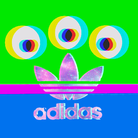デコ画.*･ﾟ　.ﾟ･*.ﾘﾄｸﾞﾘ&adidasの画像(プリ画像)