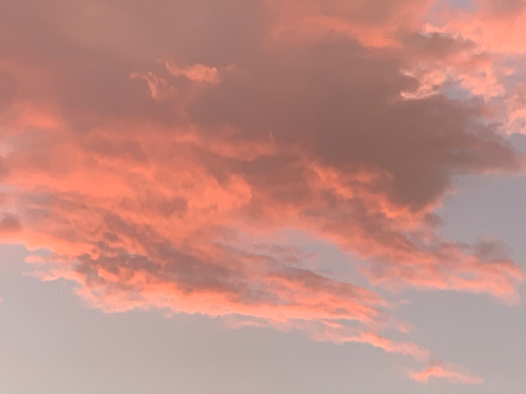 赤く染まる雲の画像 プリ画像