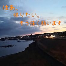 夕日の画像(松前町に関連した画像)