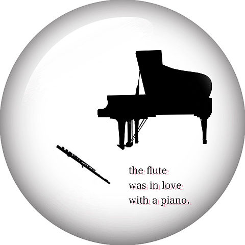 ゆきさんリクえすと✨ フルートはピアノに恋をした。の画像(プリ画像)