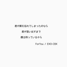 ForYou / EXO プリ画像