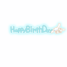 Happy birthday サンリオ シナモンの画像(happybirthday  文字に関連した画像)
