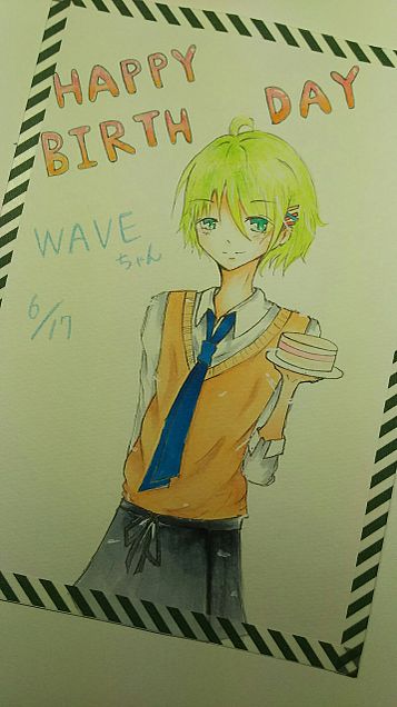 WAVEちゃん Happy Birthday！の画像(プリ画像)