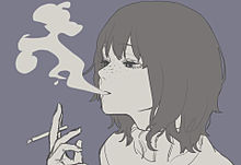 たばこ 女の子 イラストの画像23点 完全無料画像検索のプリ画像 Bygmo