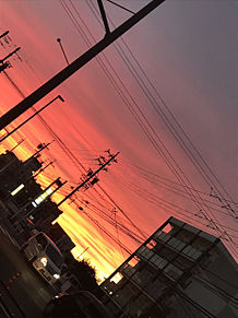 綺麗な夕日🌇 プリ画像