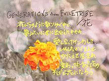 GENERATIONS from EXILE TRIBE 花 プリ画像
