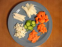 初授業、野菜の切り方の画像(初授業に関連した画像)