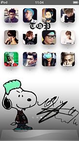 BIGBANG TOP ホーム画面 プリ画像