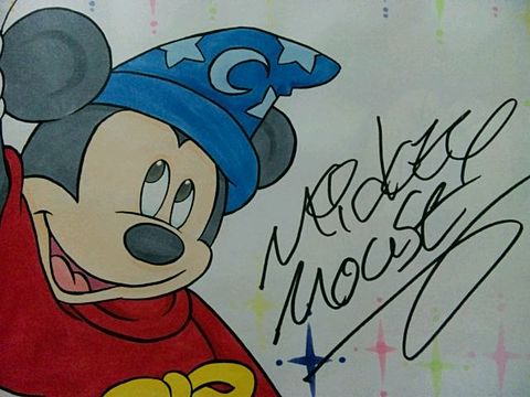 Mickey signatureの画像(プリ画像)