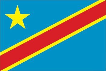コンゴ民主共和国　国旗の画像 プリ画像