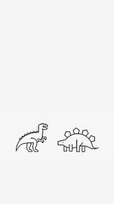 シンプル モノクロ 恐竜の画像5点 完全無料画像検索のプリ画像 Bygmo