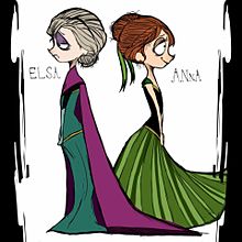 ELSA & ANNAの画像(ティム・バートンに関連した画像)