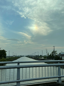 茨城県　河内町　虹の画像(茨城県に関連した画像)