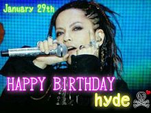 hyde's Birthdayの画像(hyde vamps birthdayに関連した画像)