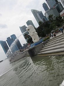 マーライオンの画像(シンガポールに関連した画像)