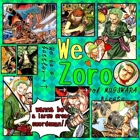 We love Zoro!!の画像(プリ画像)
