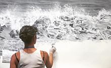 まるで写真！海を描いたパステルアートがリアルすぎるの画像(パステルアートに関連した画像)