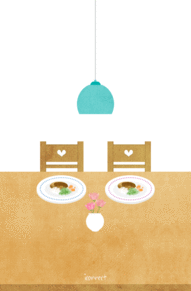 ダイニングテーブルの画像(ご飯 ｲﾗｽﾄに関連した画像)