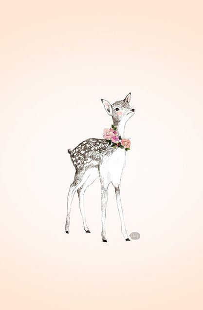 小鹿可愛いかわいいイラストの画像1点 完全無料画像検索のプリ画像 Bygmo
