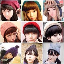 韓国ファッション 帽子 プリ画像