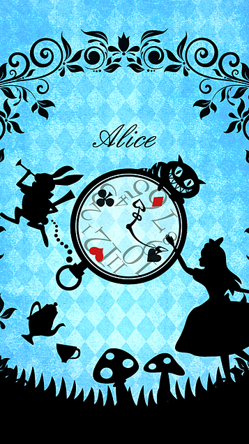 アリス ディズニー 壁紙 時計の画像2点 完全無料画像検索のプリ画像