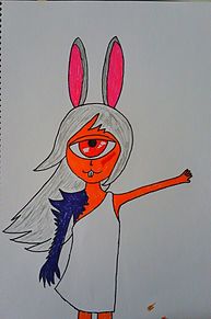 悪魔なウサギの画像(単眼に関連した画像)
