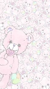 pink bear** プリ画像
