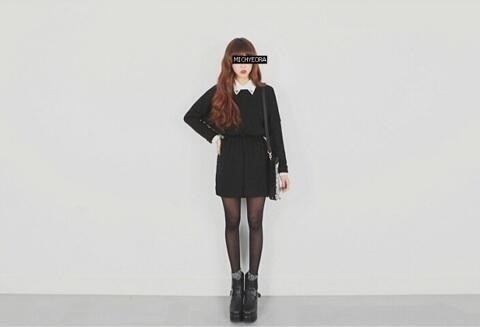 韓国 オルチャン ファッション コーデの画像(プリ画像)