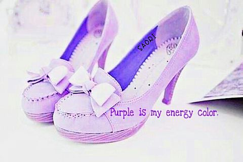 Purple shoesの画像 プリ画像