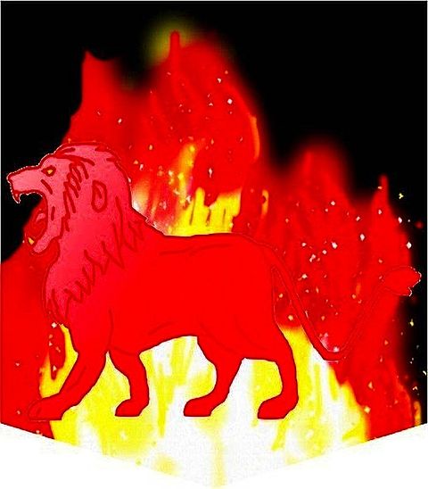Jpg マ L0002 Xx 紋章 燃える炎とライオン 完全無料画像検索のプリ画像 Bygmo