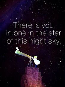 In somewhere in this night skyの画像(望遠鏡 英語に関連した画像)