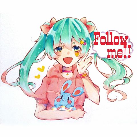 Follow me！！の画像(プリ画像)