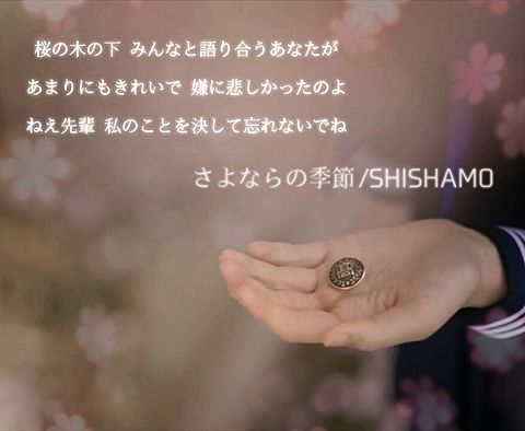 さよならの季節 / SHISHAMOの画像(プリ画像)