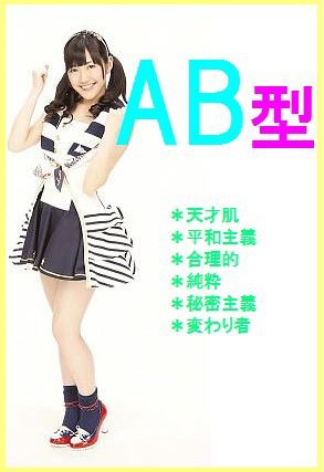 AKB48 血液型　待ち受け　自作の画像 プリ画像