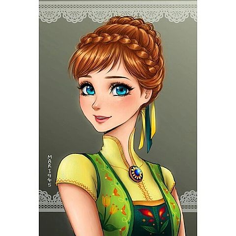 ディズニープリンセス　アナ　アナと雪の女王の画像(プリ画像)