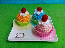 カップケーキの画像(手編みに関連した画像)