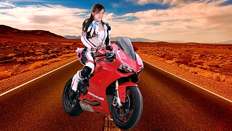渡辺麻友  ♡☆  ライダー　オートバイの画像 プリ画像