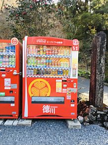 御岩神社　茨城県　徳川家紋　自動販売機の画像(自動販売機に関連した画像)