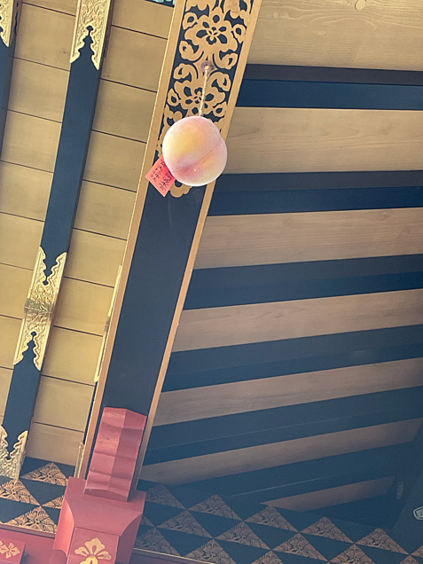 吊るし桃　大杉神社の画像 プリ画像