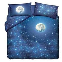 月と星のベッドカバーの画像(月と星に関連した画像)