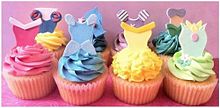 cupcakesの画像(素材 Disney ディズニー ベル 美女と野獣に関連した画像)