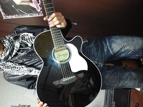 ギターの星とギターの画像(プリ画像)