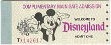 vintage ticket of disneylandの画像(disney チケットに関連した画像)