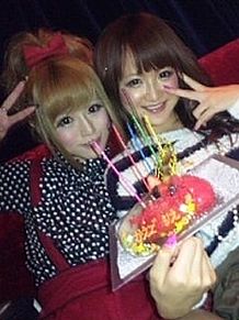 2011/10/27写メ（誕生日パーティー）の画像(誕生日ケーキに関連した画像)